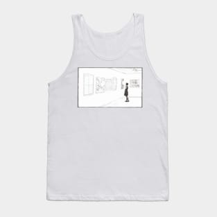 Alone In The Gallery Tank Top